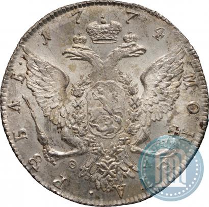 Picture 1 rouble 1774 year СПБ-ФЛ 