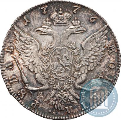 Picture 1 rouble 1776 year СПБ-ЯЧ 