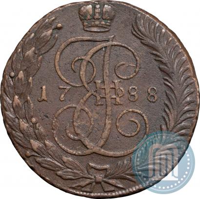 Picture 5 kopecks 1788 year ТМ 