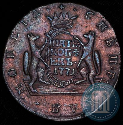 Picture 5 kopecks 1771 year КМ 