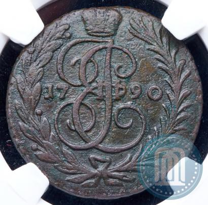 Picture 1 kopeck 1790 year  