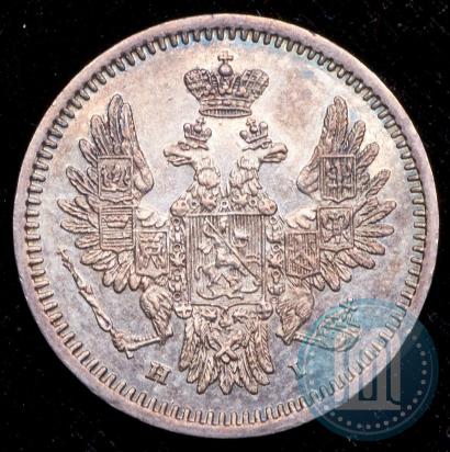 Фото 5 копеек 1854 года СПБ-HI 
