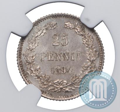 Picture 25 pennia 1894 year L 