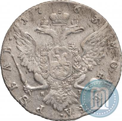 Picture 1 rouble 1763 year СПБ-ЯI 