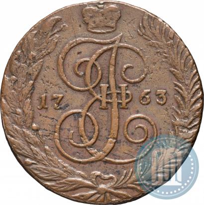Picture 5 kopecks 1763 year СПМ 