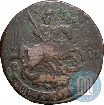 Picture 2 kopecks 1763 year ЕМ 