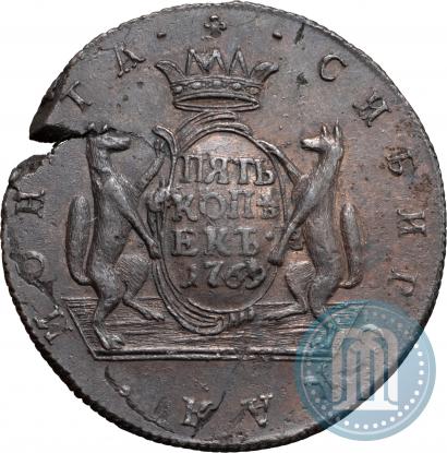 Picture 5 kopecks 1769 year КМ 