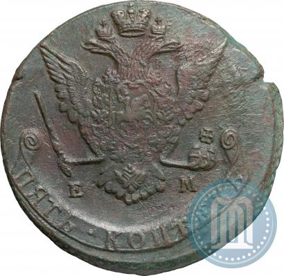 Picture 5 kopecks 1771 year ЕМ 