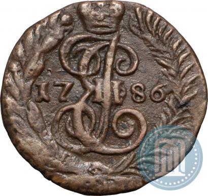 Фото Полушка 1786 года ЕМ 