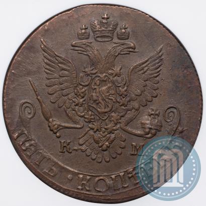 Picture 5 kopecks 1787 year КМ 