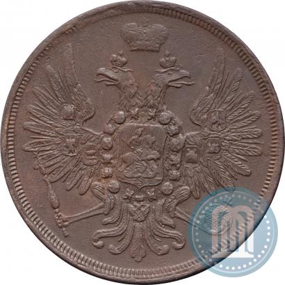 Picture 3 kopecks 1856 year ЕМ 