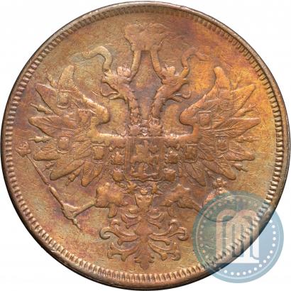 Picture 5 kopecks 1863 year ЕМ 