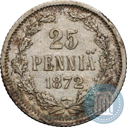 Picture 25 pennia 1872 year S 