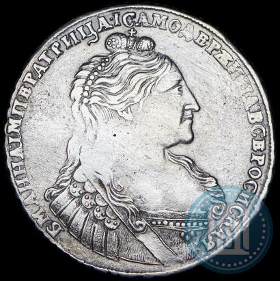 Фото 1 рубль 1737 года  "Тип 1735 года"