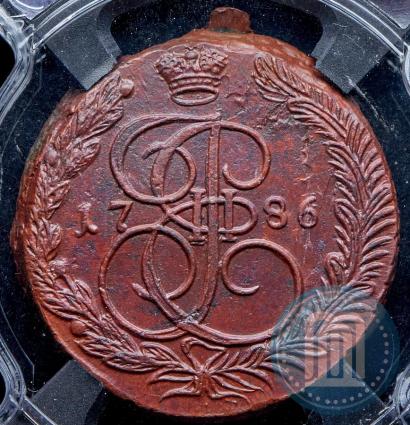 Фото 5 копеек 1786 года ЕМ 