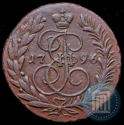 Фото 2 копейки 1796 года ЕМ 