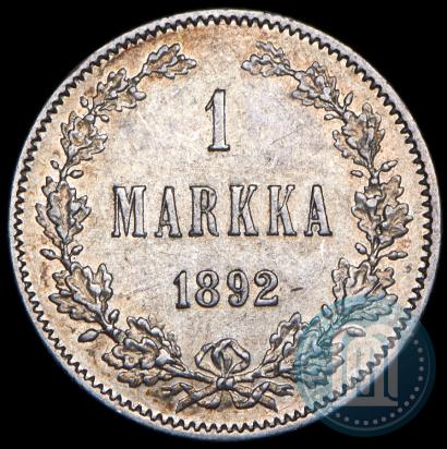Picture 1 markka 1892 year L 