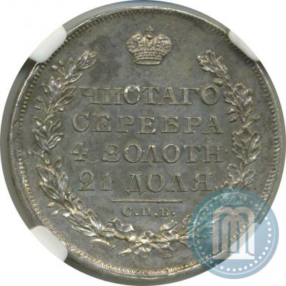 Фото 1 рубль 1829 года СПБ-НГ 