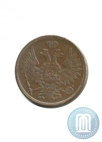 Фото 5 копеек 1857 года ЕМ 