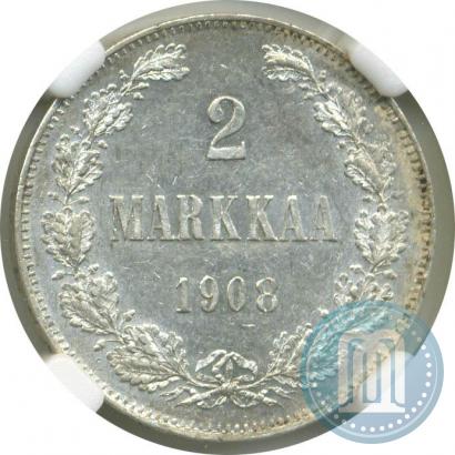 Picture 2 markkaa 1908 year L 