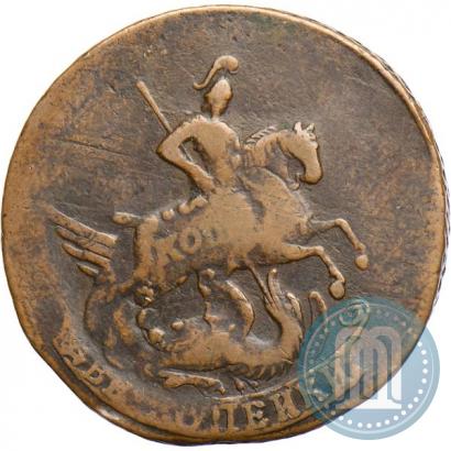Фото 2 копейки 1757 года  "Номинал под Св. Георгием"