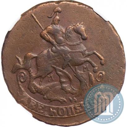 Фото 2 копейки 1765 года ММ 