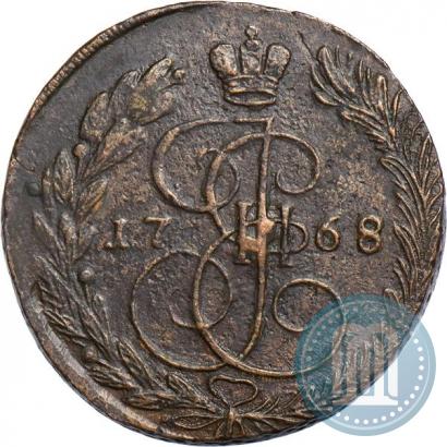 Picture 5 kopecks 1768 year ЕМ 