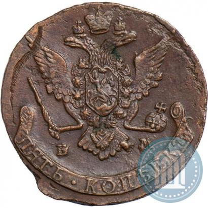 Фото 5 копеек 1770 года ЕМ 