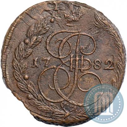 Фото 5 копеек 1782 года ЕМ 