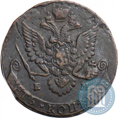 Фото 5 копеек 1783 года ЕМ 