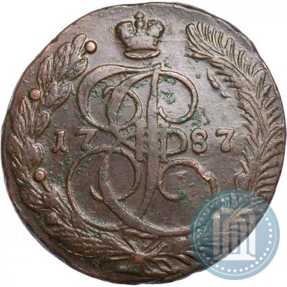 Фото 5 копеек 1787 года ЕМ 