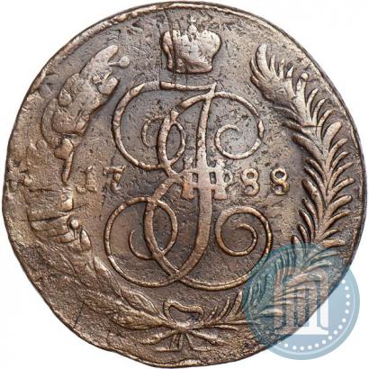 Фото 5 копеек 1788 года ММ 
