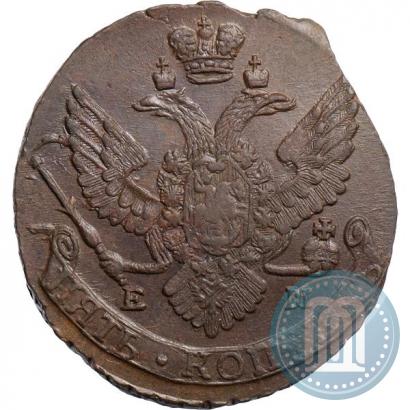 Фото 5 копеек 1789 года ЕМ 