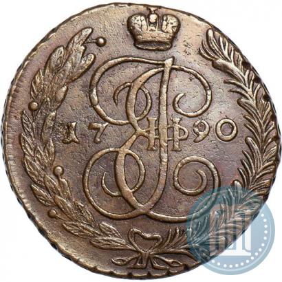 Фото 5 копеек 1790 года АМ 