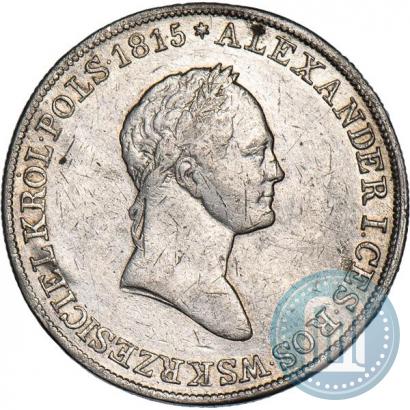 Фото 5 злотых 1829 года FH 
