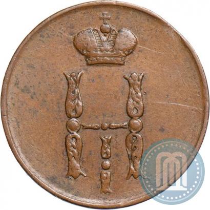 Picture 1 kopeck 1853 year ЕМ 