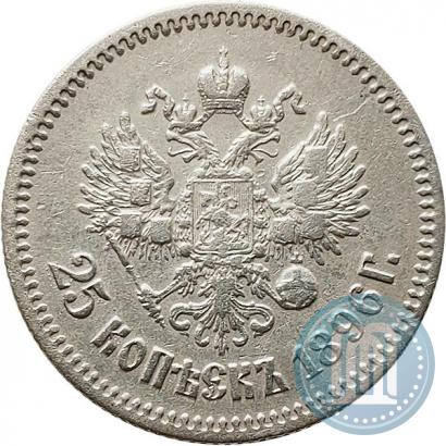 Picture 25 kopecks 1896 year  