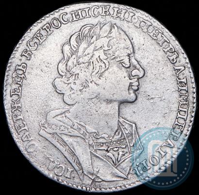 Фото 1 рубль 1724 года  "Портрет в античных доспехах"