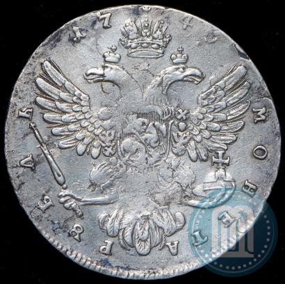 Picture 1 rouble 1740 year СПБ "Petersburg type"
