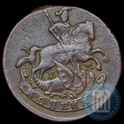 Picture 1 kopeck 1790 year ЕМ 