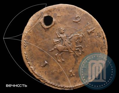 Фото 1 копейка 1724 года  