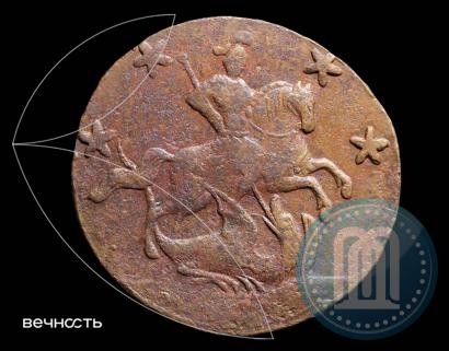 Picture 4 kopecks 1762 year  