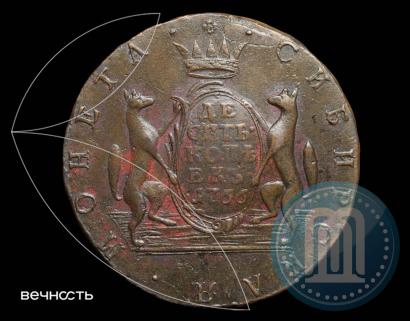 Picture 10 kopecks 1766 year  