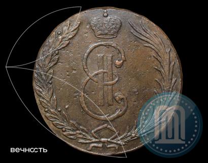 Picture 10 kopecks 1766 year  