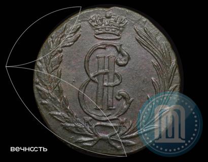 Фото Полушка 1767 года КМ 