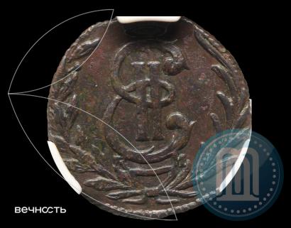 Фото Полушка 1776 года КМ 