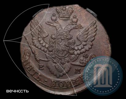 Picture 5 kopecks 1788 year ЕМ 