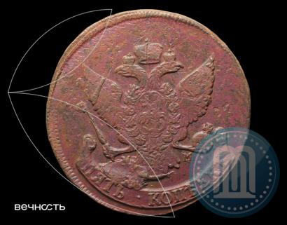 Picture 5 kopecks 1788 year ММ 