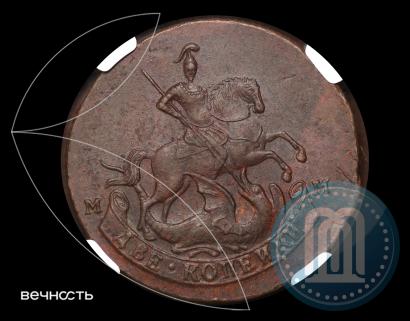 Picture 2 kopecks 1788 year ММ 