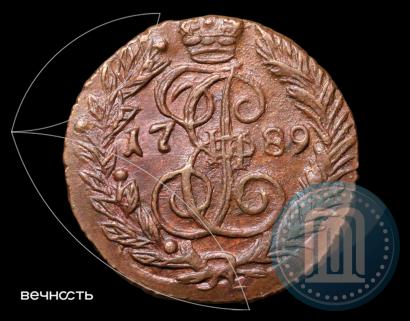Фото Полушка 1789 года ЕМ 